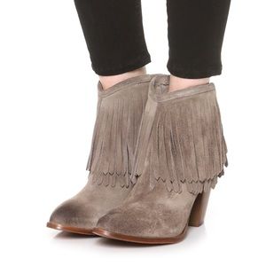 FRYE Ilana Fringe Short Booties